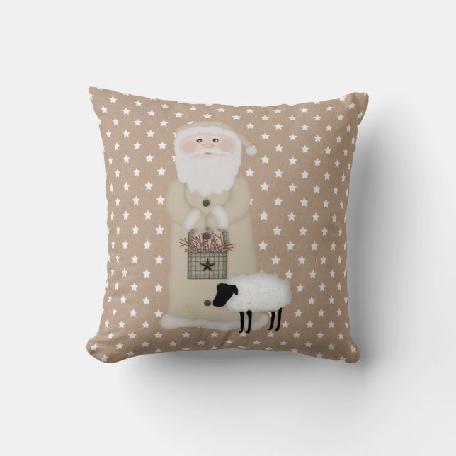 Coussin Père Noël principal (Recto)