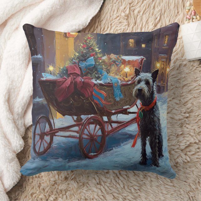 Coussin Période des Fêtes de Noël à Chesapeake (Couverture)