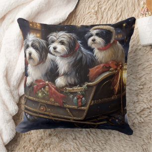 Coussin Période des Fêtes de Noël Havanaise