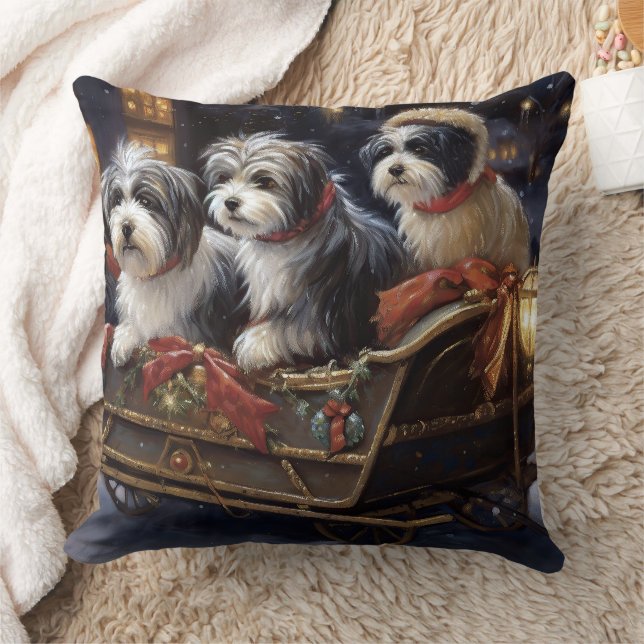 Coussin Période des Fêtes de Noël Havanaise (Couverture)