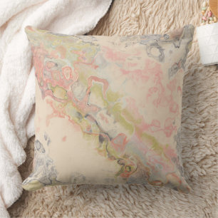 Coussin Perle d'eau Abstraite 3