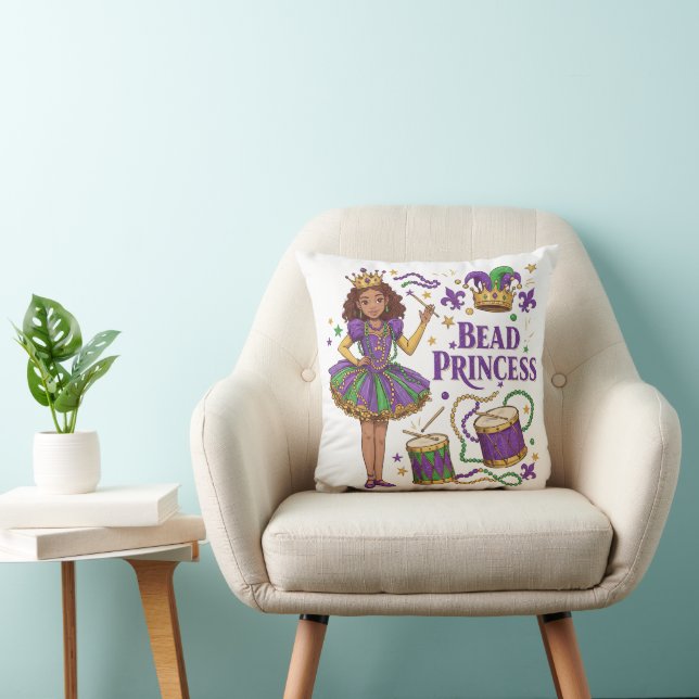 Coussin Perle Princess - Mardi Gras Jeu d'oreiller (Chaise)