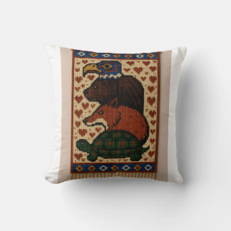 Coussin Perles animales Totem