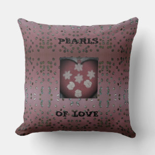 Coussin Perles d'amour