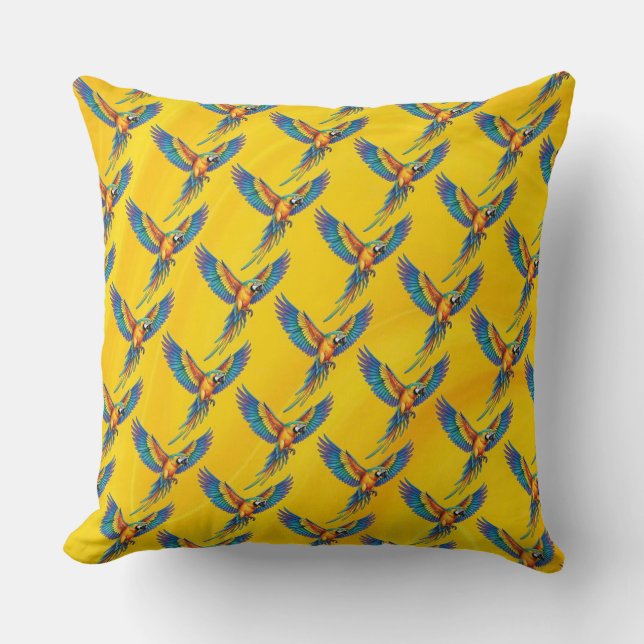 Coussin Perroquet (Recto)