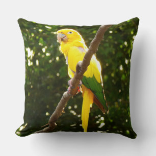 Coussin Perroquet jaune