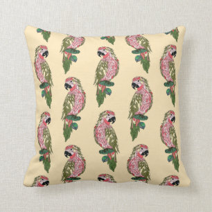 Coussin Perroquets de style de Zentangle