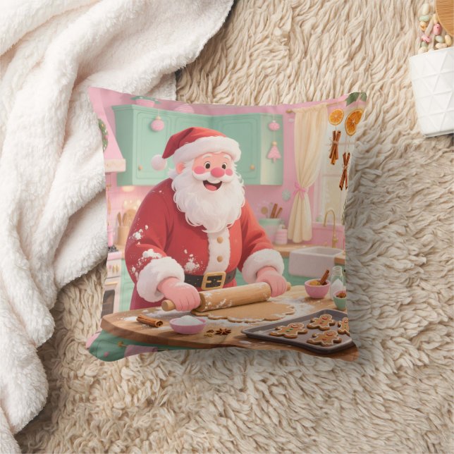 Coussin Personalized" Baking Spirits Bright" Christmas (Couverture)