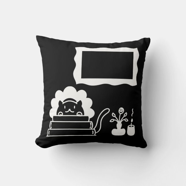 Coussin Personalized Book Titles and Picture Frame (Recto)