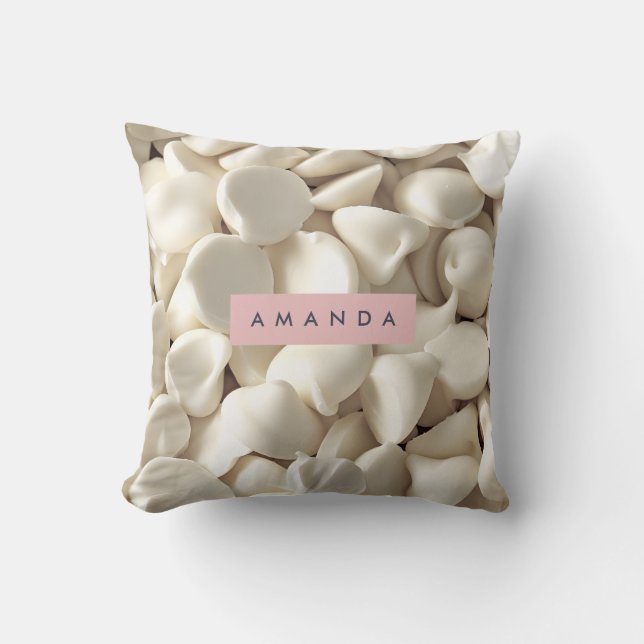 Coussin Personalized Creamy White Chocolate Candy  (Recto)