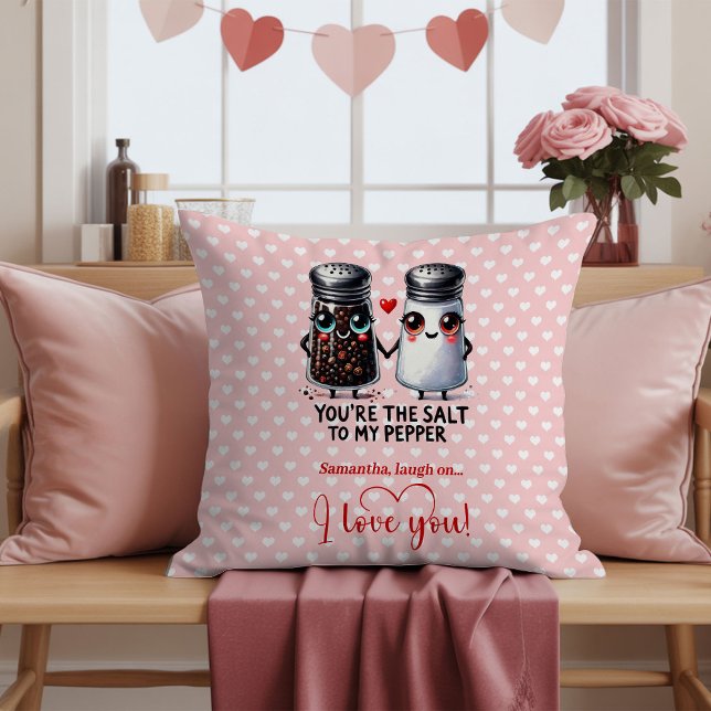 Coussin Personalized Food Couple Pun Valentine Pillow (Personalized Food Couple Pun Valentine Pillow

)