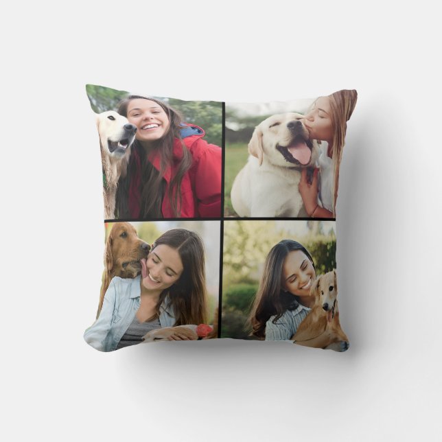 Coussin Personalized Gift for Dog Lovers Pet Mom Best Dog  (Recto)