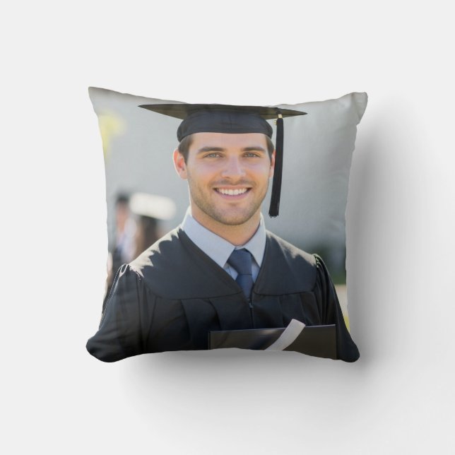Coussin Personalized Graduation Photo Keepsake Memory Gift (Recto)