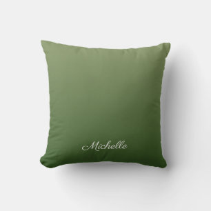 Coussin Personalized green