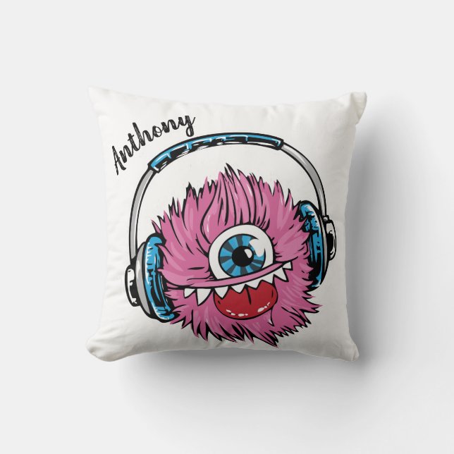 Coussin Personalized One Eyes Monster (Recto)