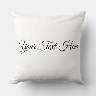 Coussin Personalized Pillow with Your Text 