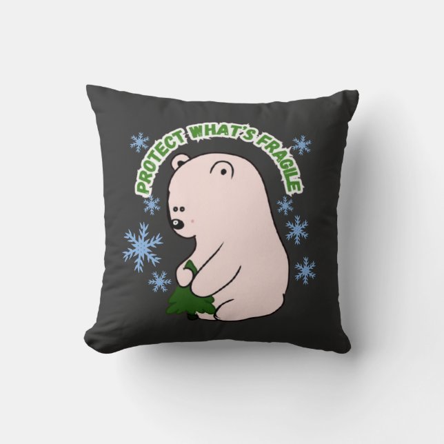 Coussin Personalized Protect What's Fragile (Recto)