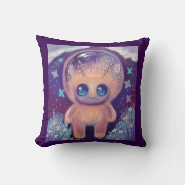 Coussin personnage de magie de noël  (Recto)
