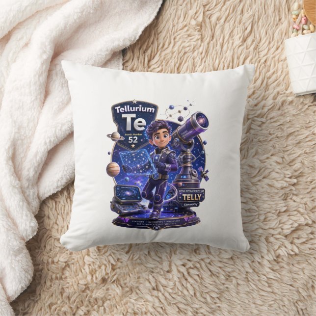 Coussin Personnage Tellurium de l'ATOMIVRA (Couverture)