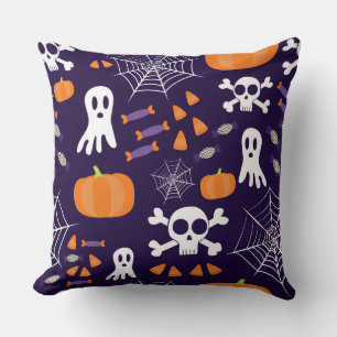 Coussin Personnages amusants et effrayants d'Halloween