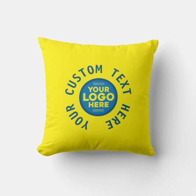 Coussin Personnalisable avec votre texte ou votre logo (Recto)