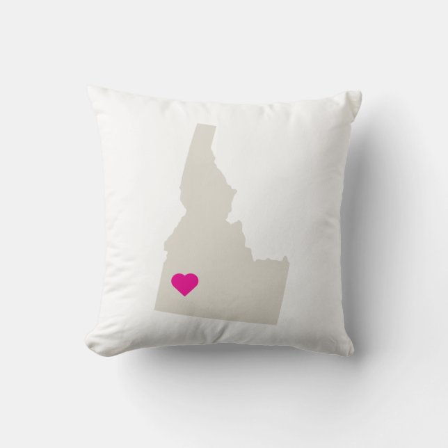 Coussin Personnalisable Idaho State Love Reversible Coussi (Recto)