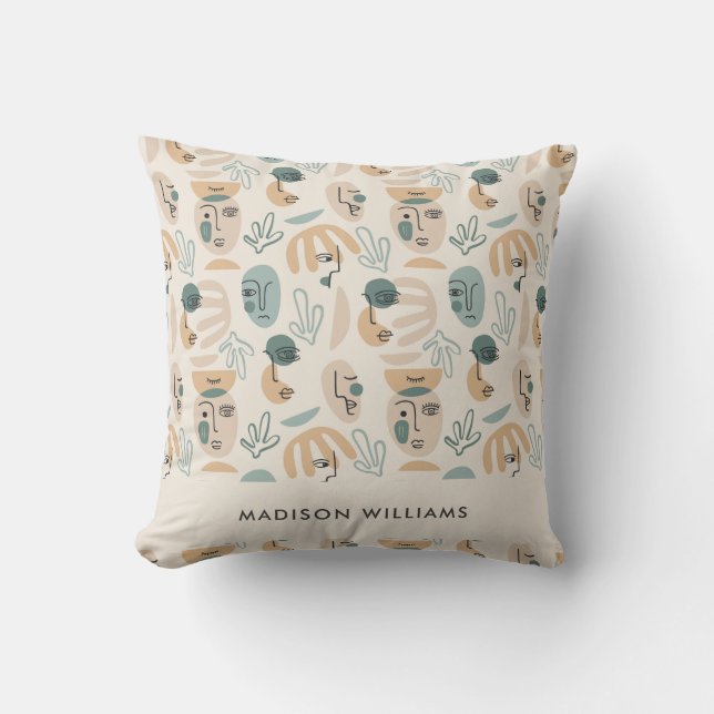  Coussin personnalisable minimaliste moderne  (Recto)