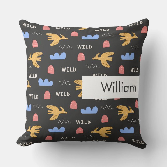  Coussin personnalisable minimaliste moderne  (Recto)