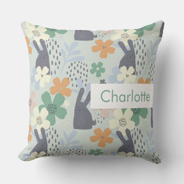  Coussin personnalisable minimaliste moderne  (Recto)
