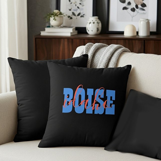 Coussin Personnalisation de la ville et de l'état (Créateur téléchargé)