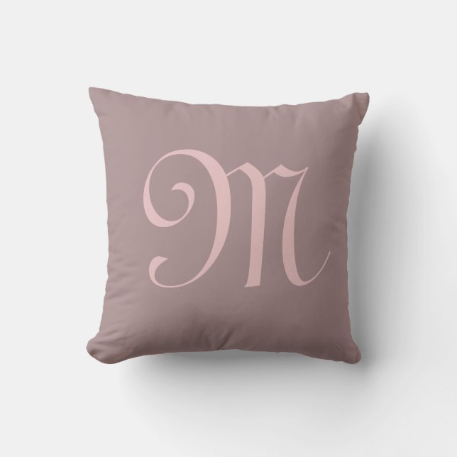 Coussin Personnalisation initiale du monogramme (Recto)