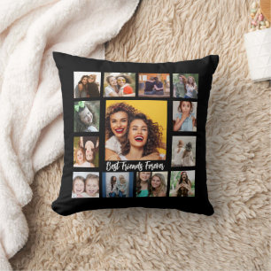 Coussin Personnalisé 13 Photo Collage Meilleurs Amis Pour 