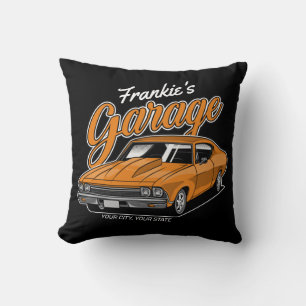 Coussin Personnalisé 1968 396 Classic Muscle Garage de voi