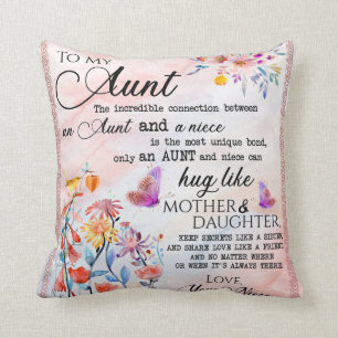 Coussin Personnalisé À Ma Tante De Nièce
