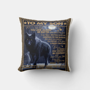 Coussin Personnalisé À Mon Fils, Fils Cadeau Anniversaire