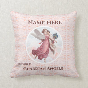 Coussin Personnalisé Ajouter le nom Guardian Angel