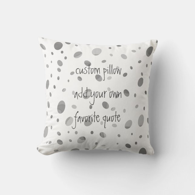 coussin personnalisé ajouter un devis sur points g (Recto)