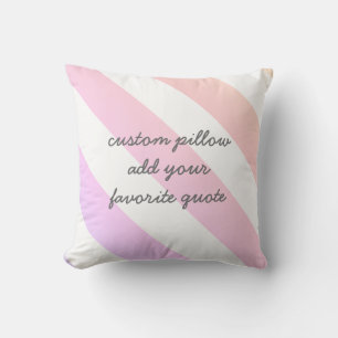 coussin personnalisé ajouter votre devis rose et b