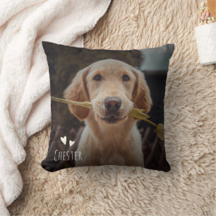 Coussin Personnalisé Animaux de compagnie Photo manuscrite