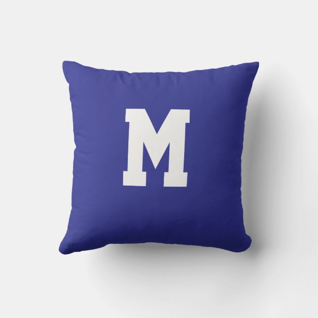 Coussin personnalisé avec alphabet (Verso)