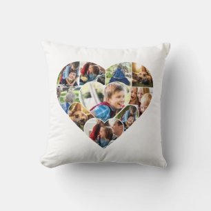 Coussin personnalisé avec collage de photos