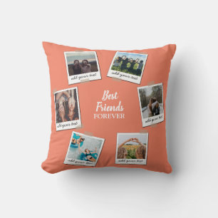 Coussin Personnalisé Best Friends 6 Photo Collage personna