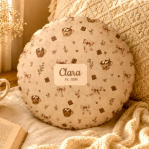 Coussin personnalisé Chocolat Chaud Cozy Cocoa Cad