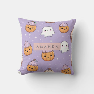 Coussin Personnalisé Cosy Automne Citrouille Cupcake