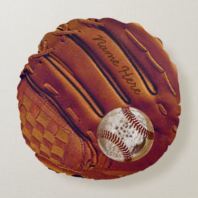 Coussin Personnalisé De Baseball, Dirty Baseball (Devant)