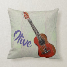 Coussin personnalisé de guitare
