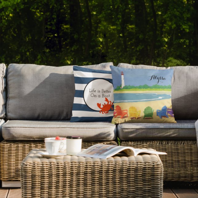 Coussin personnalisé de la marine (Créateur téléchargé)