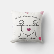  Coussin personnalisé de la Saint-Valentin 