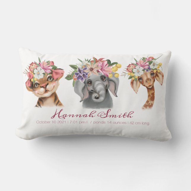 Coussin personnalisé de l'enfant (Recto)