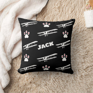 Coussin Personnalisé, Dog Paw, Avion, Aviation, Aéronefs